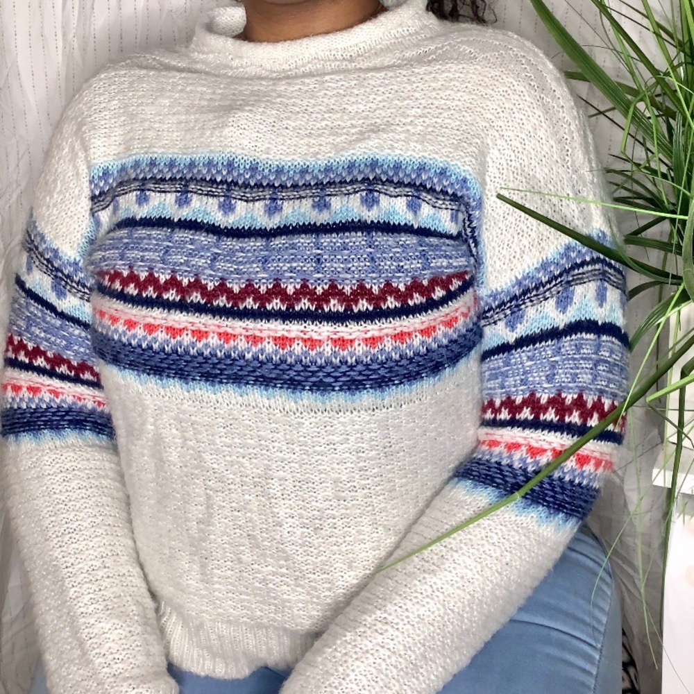 White Knitted Sweater